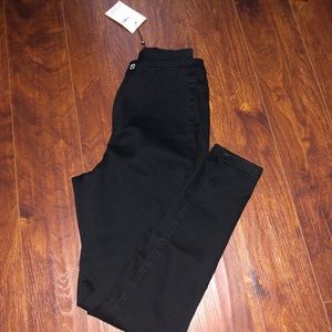 Misguided High Waisted black jeans